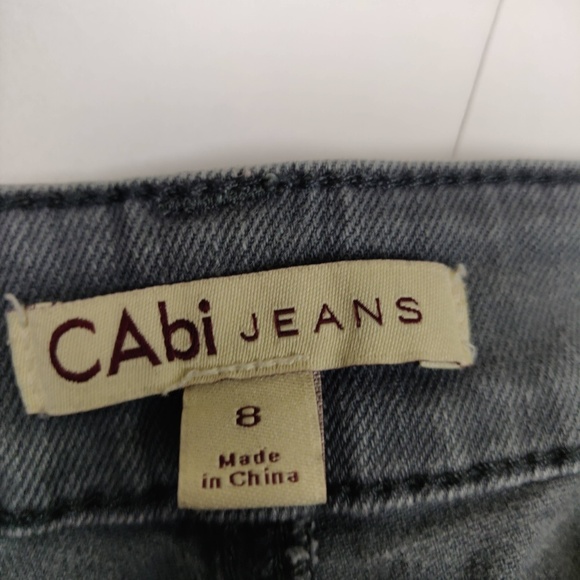 CAbi JEANS Gray Skinny Jean Size 8 - Picture 3 of 7